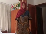 อาหรับสาวฮิญาบแดงร่าน