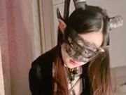สาวผอม ปีศาจน้อย ช่วยตัวเอง