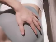 สาวจีนใส่กางเกงโยคะโดนเย็ด